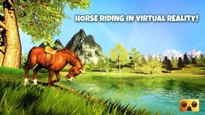 VR Horse Riding Simulator: VR Game for Google Cardboard screenshot 2