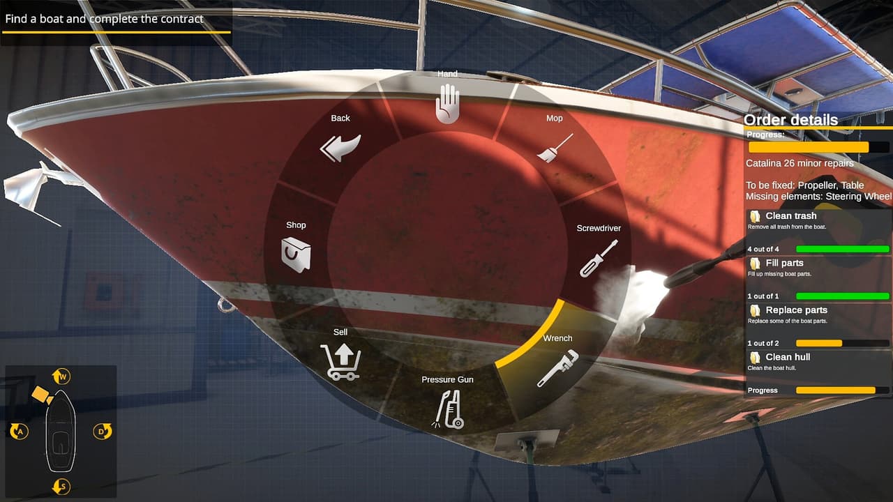Yacht Mechanic Simulator 2021: First Contract screenshot 6