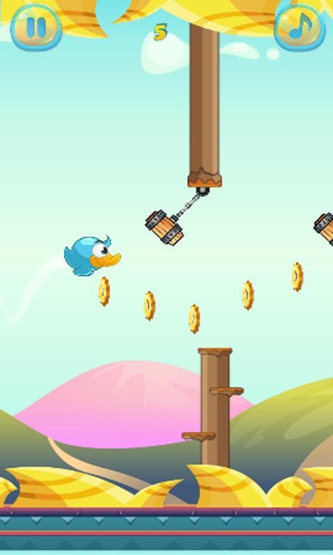 Blue Flappy Bird screenshot 3