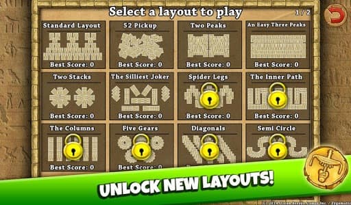 3 Pyramid Tripeaks Solitaire - Free Card Game screenshot 6