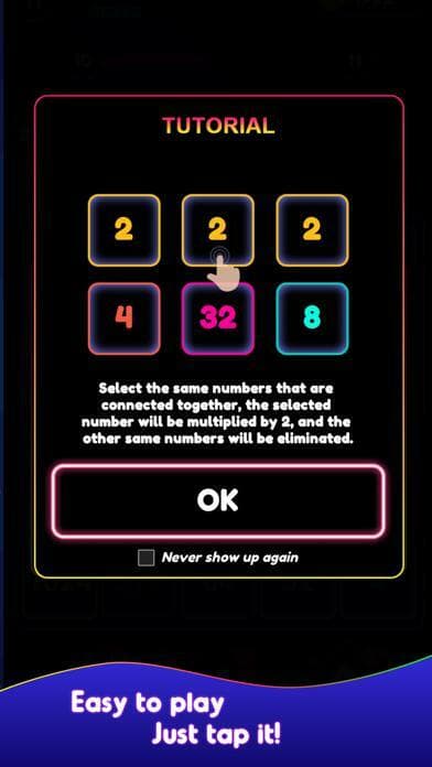 Neon Pop Numbers