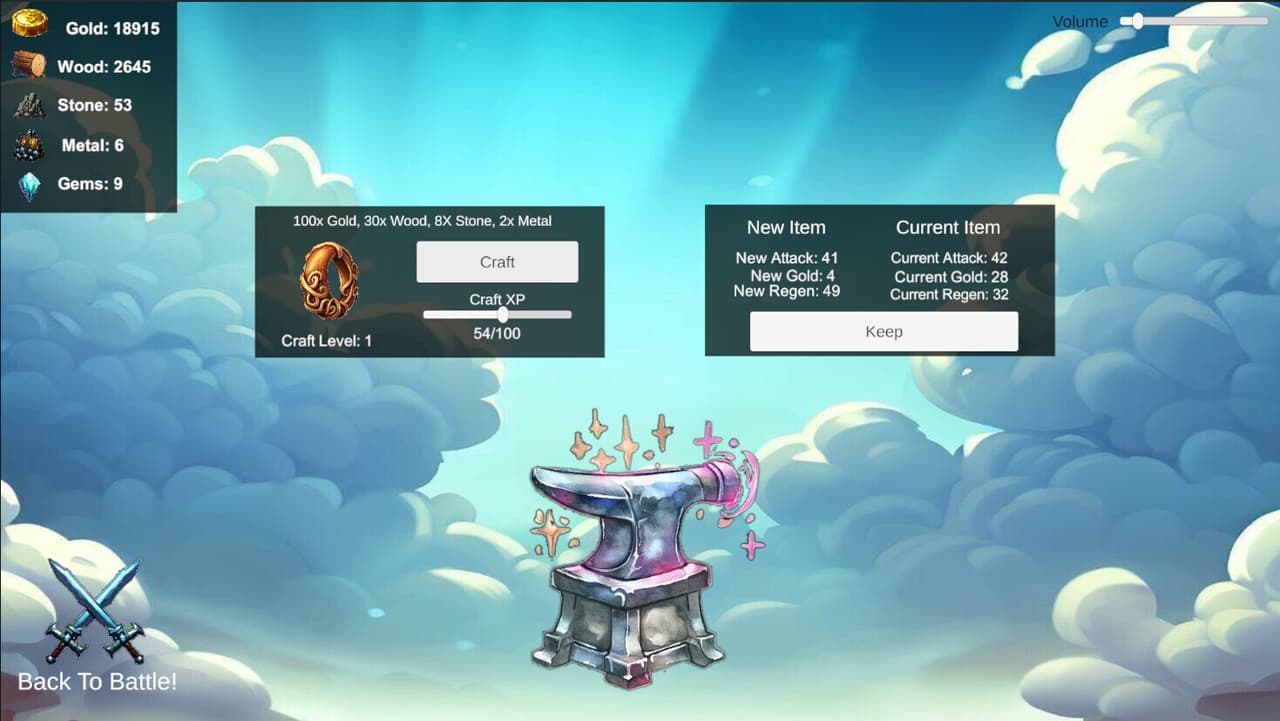 Heros and Monsters: Idle Clicker Game