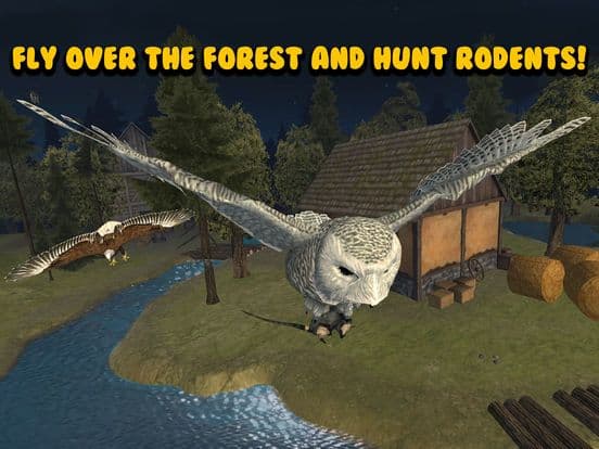 Flying Owl Bird Survival Simulator 3D screenshot 3