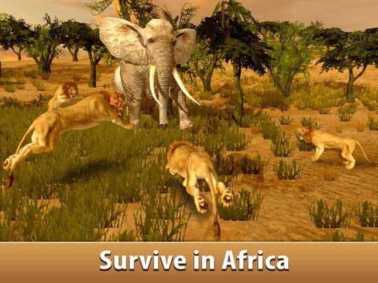 Big Elephant Simulator: Wild African Animal 3D screenshot 2