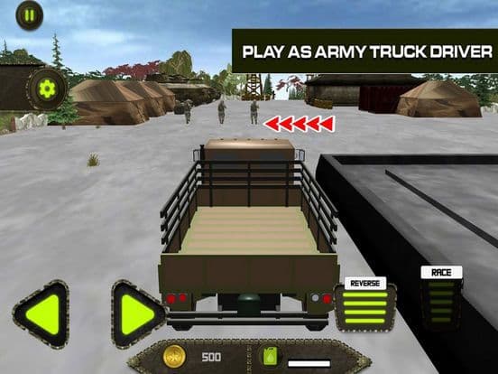 Army Cargo Truck Mission 3D screenshot 2