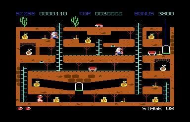 Bagman Strikes Back (C64) screenshot 5