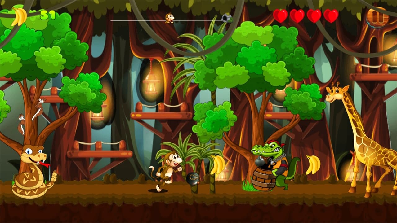 Jungle Monkey Run 2: Banana Adventure