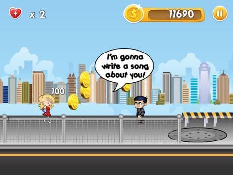 A Swift Dash - Taylor Edition Run-ning Shoot-ing Jump-ing Game screenshot 2