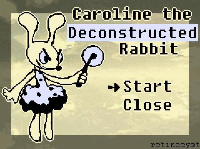 Caroline the Deconstructed Rabbit
