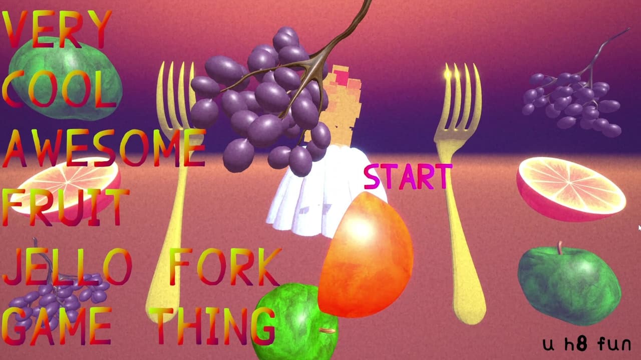 VERY COOL AWESOME FRUIT JELLO FORK GAME THING screenshot 2