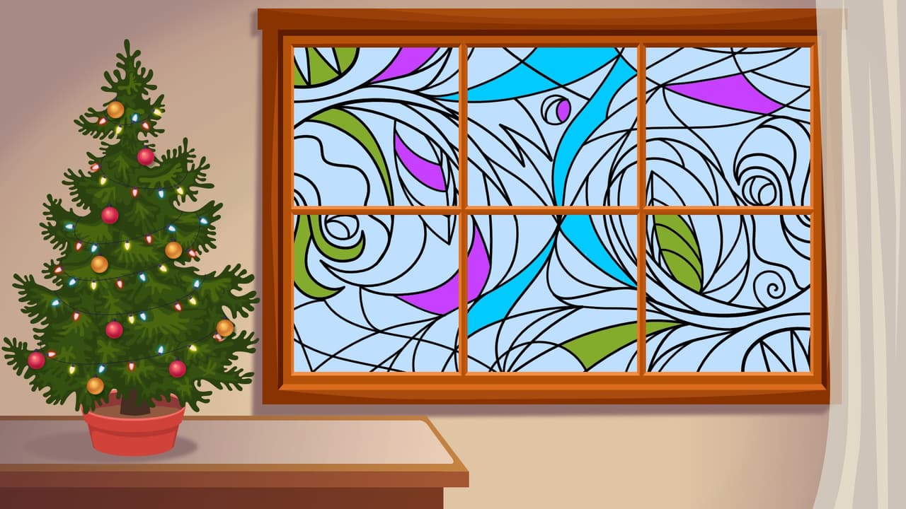 Glass Painting: Winter Art screenshot 4
