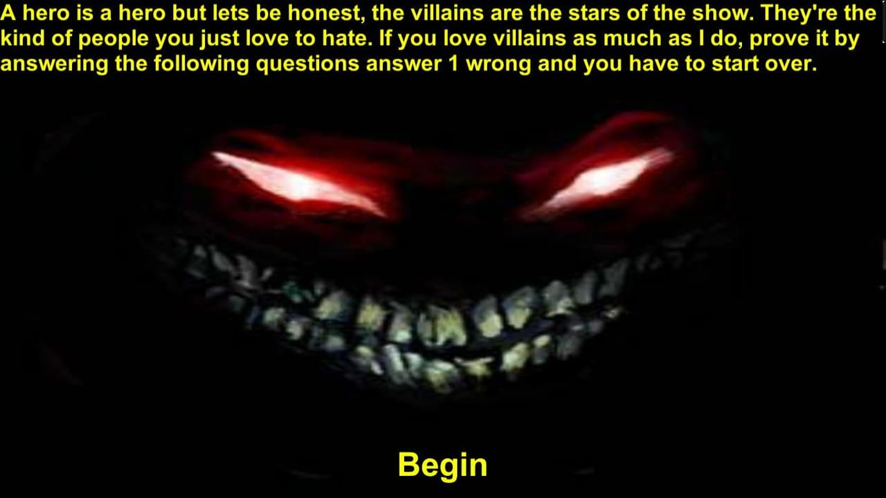 Villian Trivia Game screenshot 2