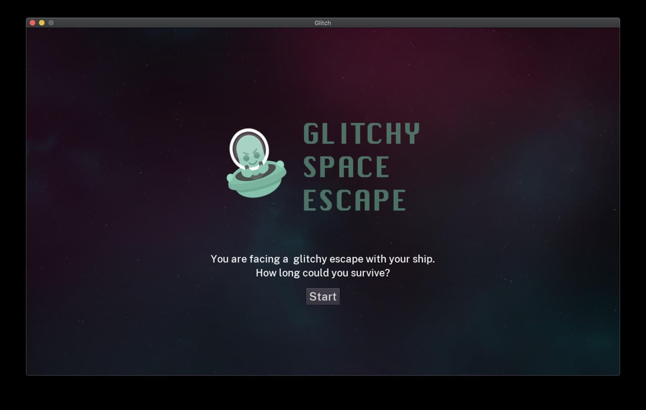 Glitchy Space Escape screenshot 2