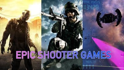 SHOOTER GAMES — Zombie, Space, Sniper & Fun Run screenshot 2