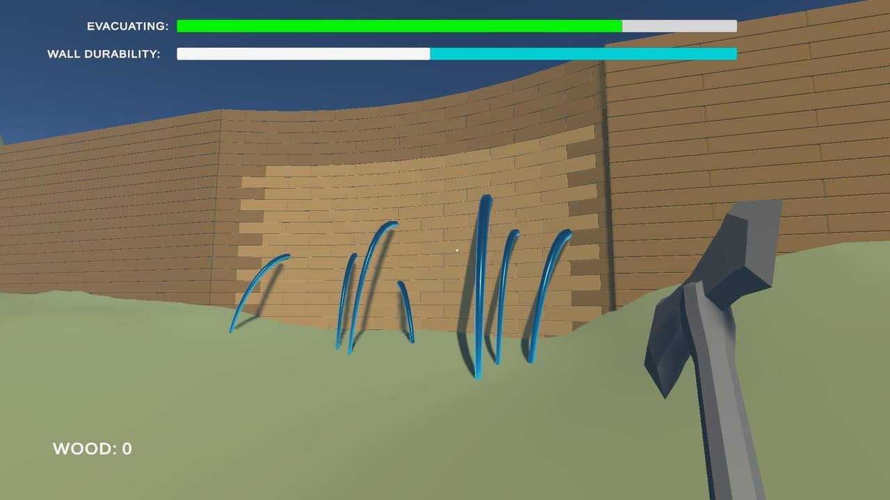 The dam flood