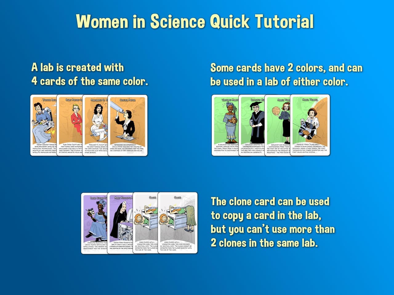 Women in Science - Card Game screenshot 2