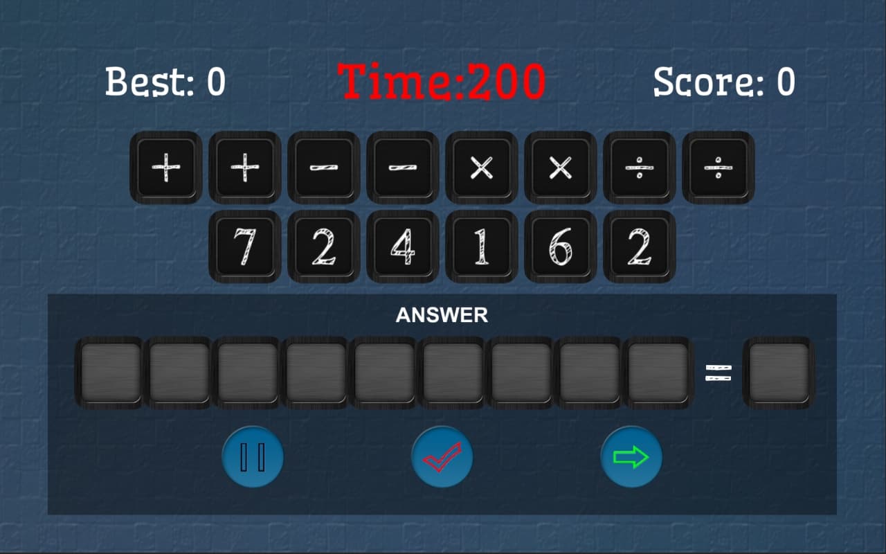 Math Game (456 Digits Math)