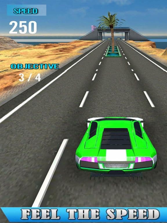 High Speed Car In City