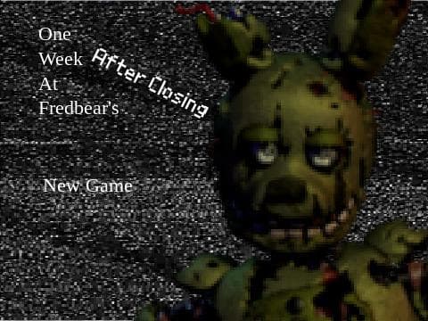 One Week At Fredbears