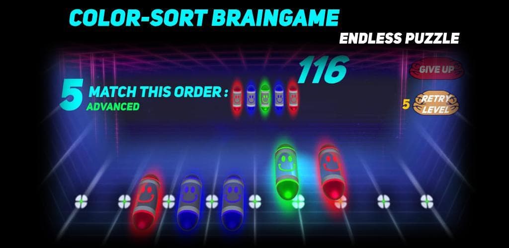 Color-Sort Brain Game screenshot 2