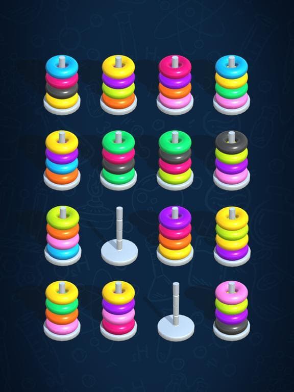 Hoop Stack Color: Sort Puzzle screenshot 6