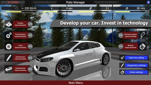 Rally Manager Mobile Free screenshot 2