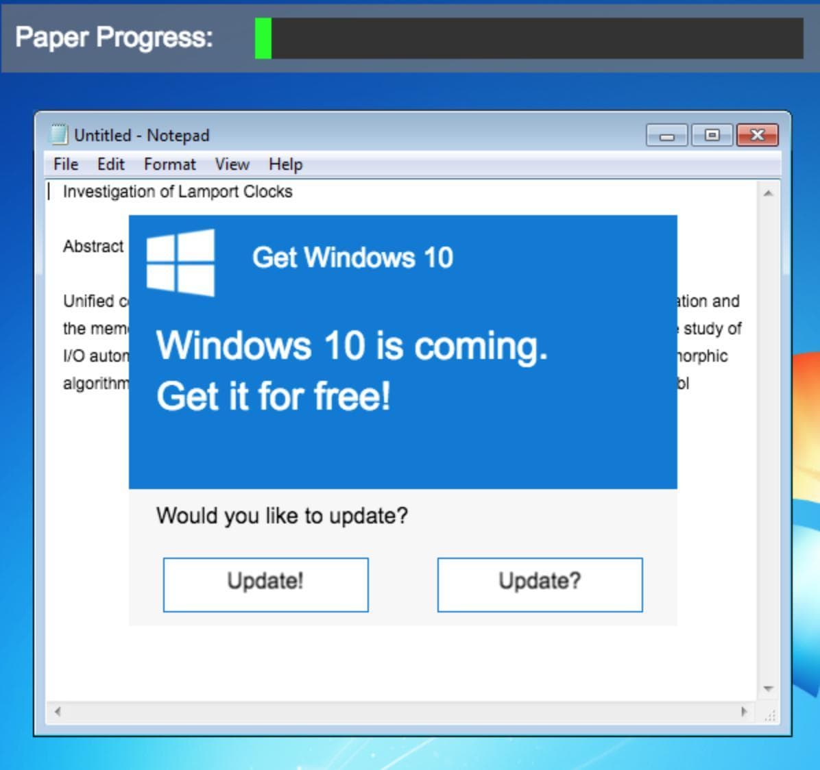 Dont Update to Windows 10: The Game