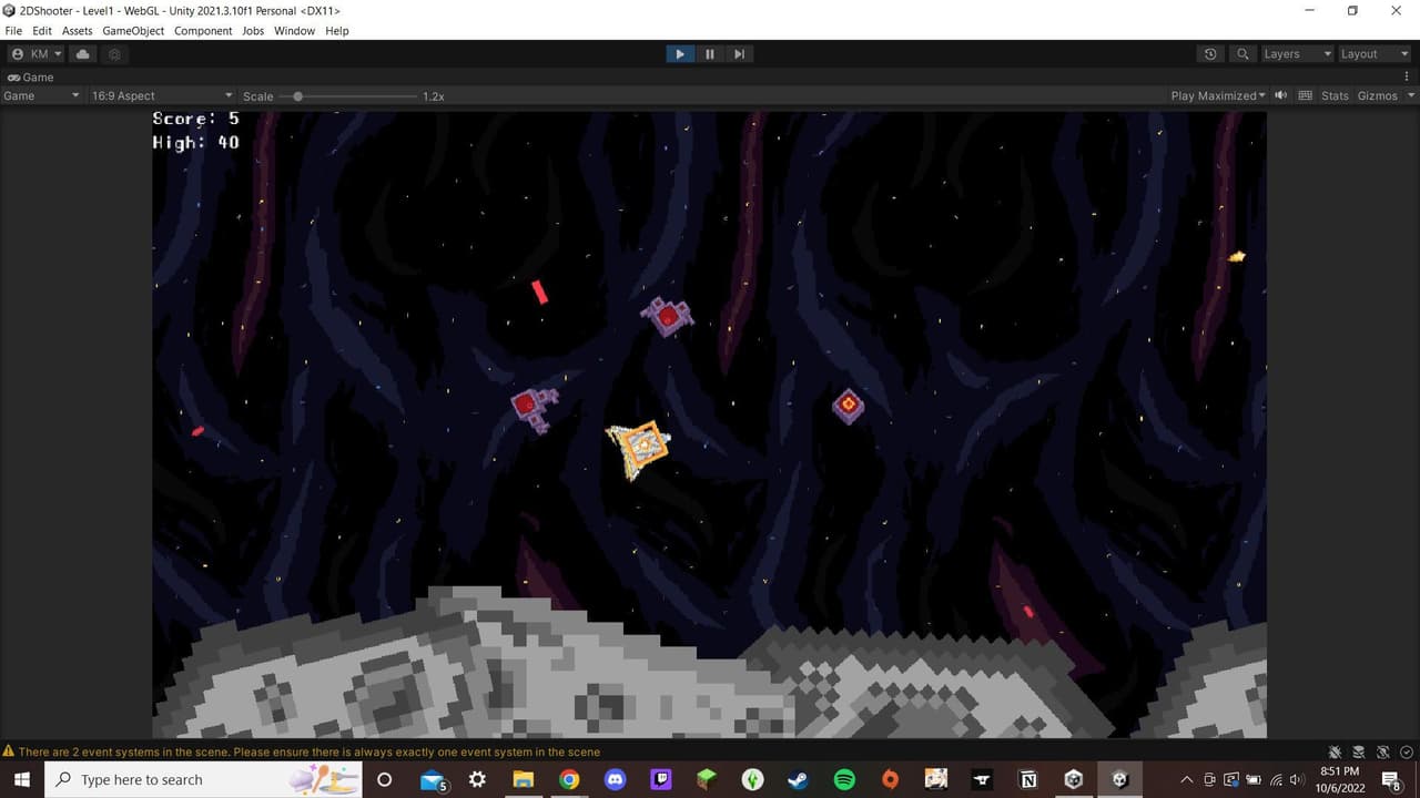 2D Shooter Tutorial (kristinamalkowski)