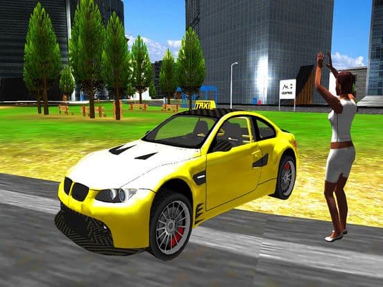 City Taxi Car Driver Sim-ulator screenshot 2