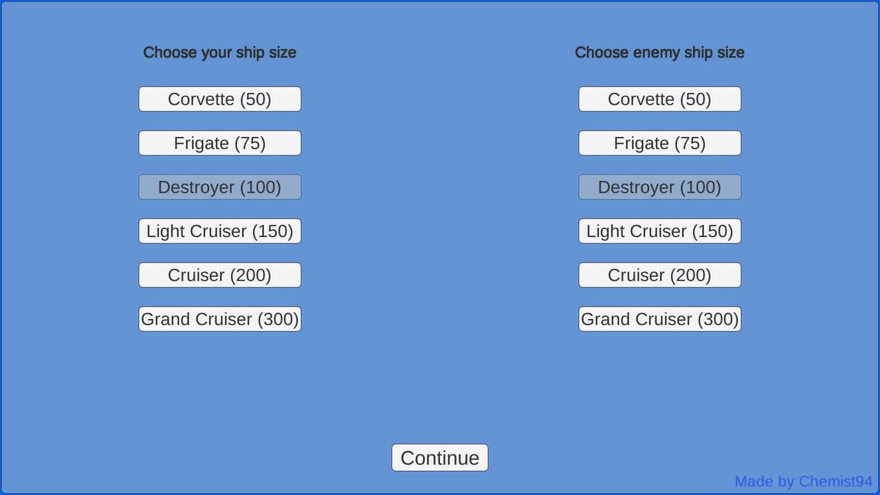 Space Battle (itch) (Chemist94) screenshot 2