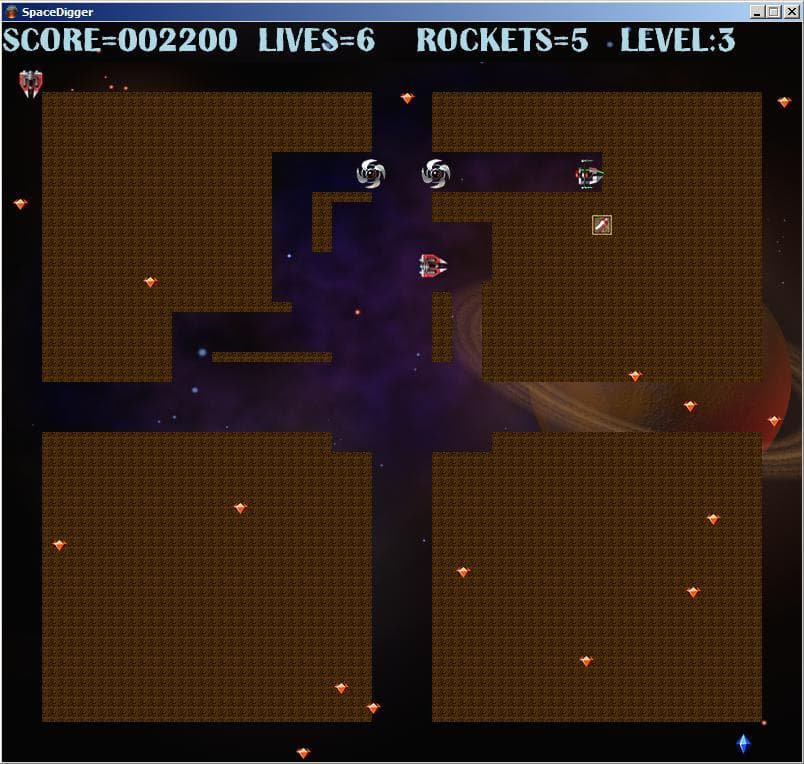 Space Digger (itch) screenshot 3