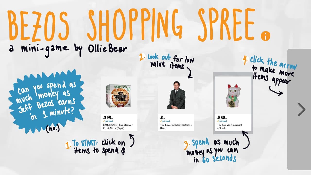 Bezos Shopping Spree screenshot 3
