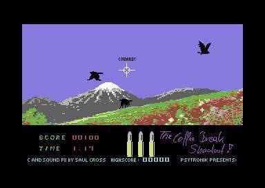 The Coffee Break Shootout / Total Refill (C64) screenshot 4