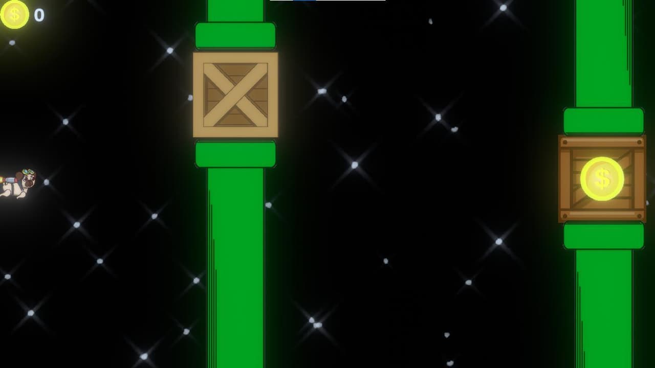 DOG FLY in space screenshot 2