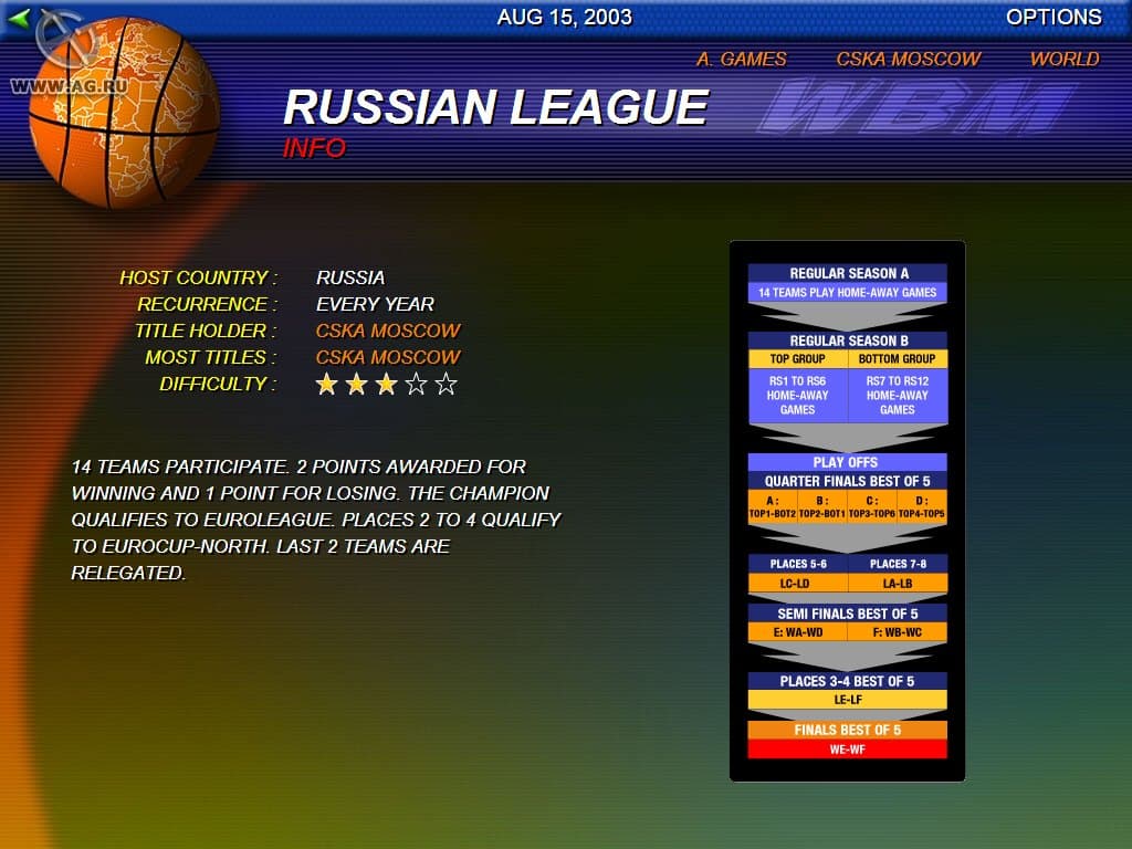 World Basketball Manager