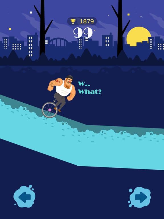 Unicycle Downhill screenshot 2