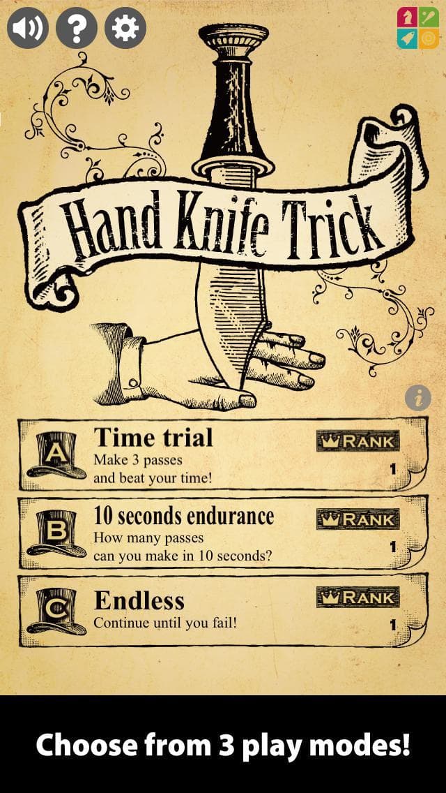 Hand Knife Trick - Bloody Hand screenshot 2