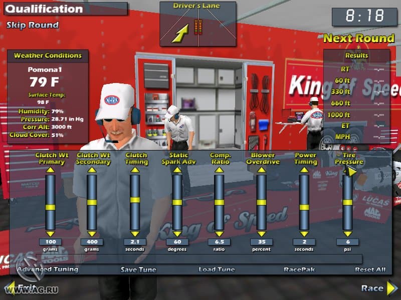 NHRA Drag Racing: Top Fuel Thunder screenshot 2