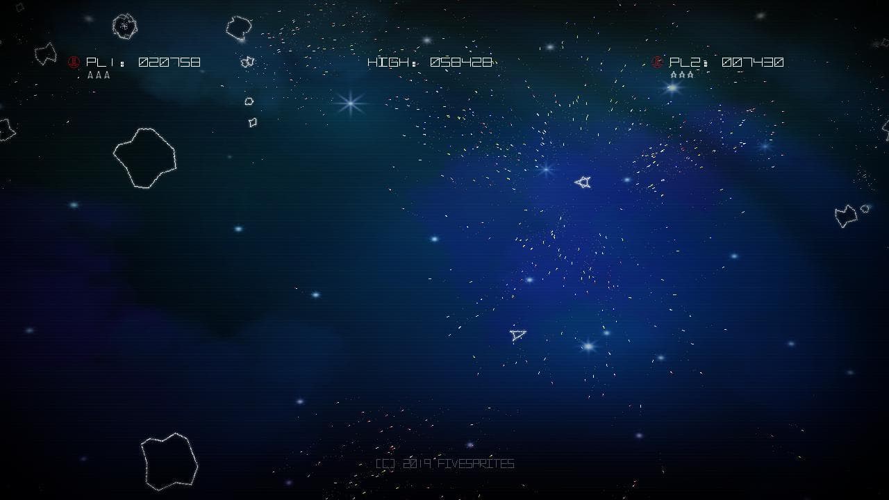 GMSAsteroids screenshot 2