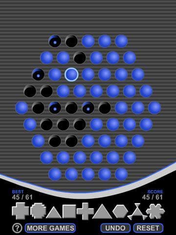 Peg Solitaire by CleverMedia screenshot 5