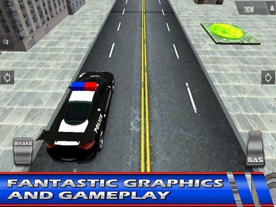 Highway Police Car Driving