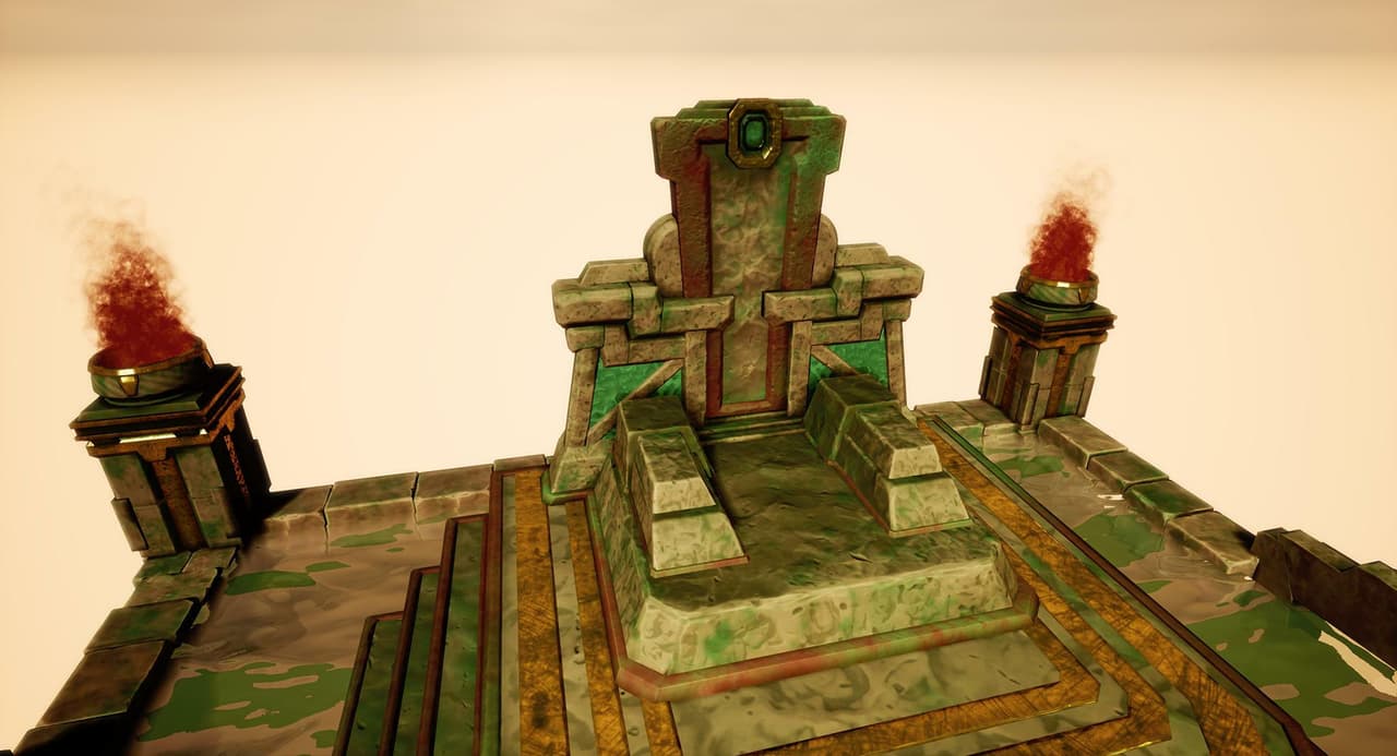 Aztec Throne Diorama