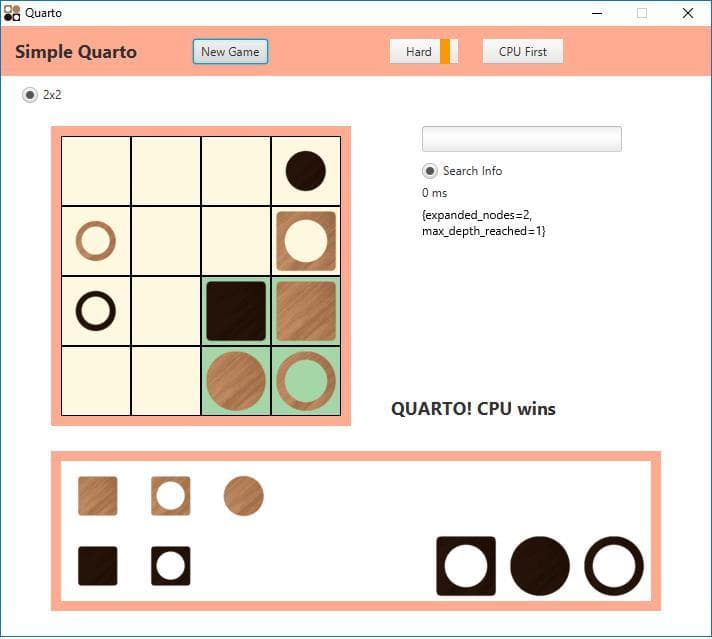 Quarto and 2x2-Quarto screenshot 2