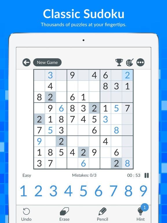 Sudoku - Classic Puzzle Game. screenshot 2