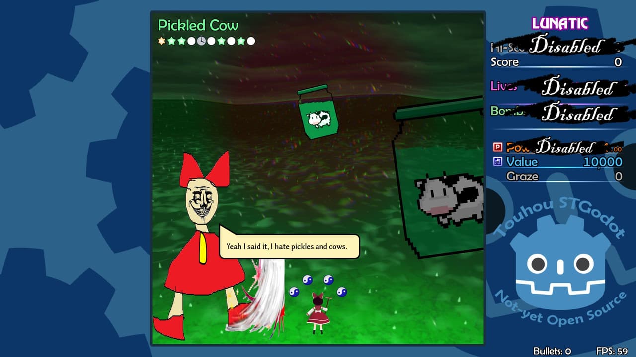 Touhou BHA4 - Bovine Brine Brawl screenshot 3