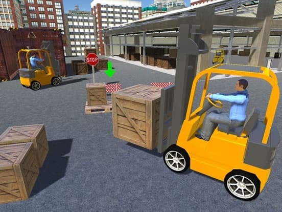 Extreme Forklifter driving 3D simulator screenshot 5