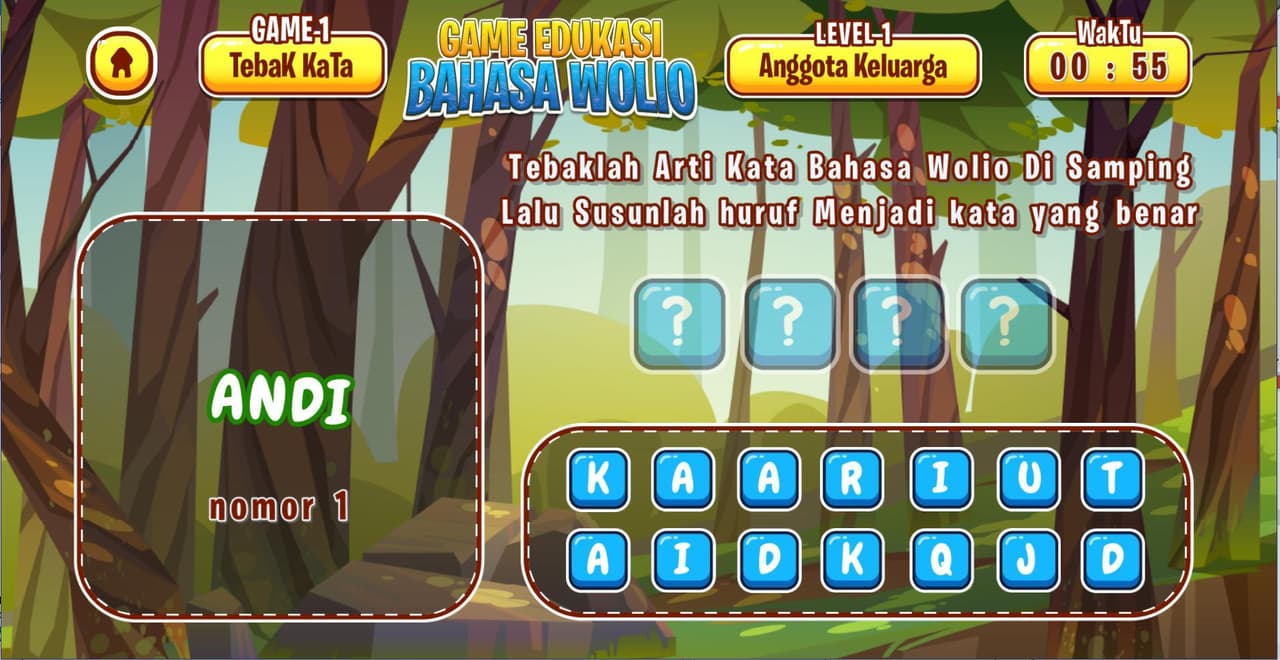 Game Edukasi Bahasa Wolio screenshot 6
