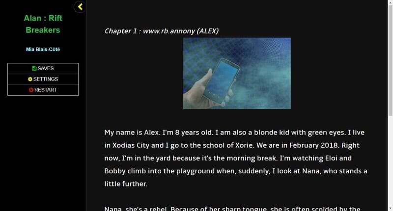 Alan: Rift Breakers (Twine) screenshot 5
