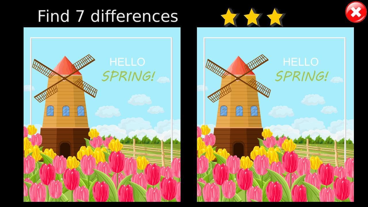 Find 7 Differences Spring screenshot 2