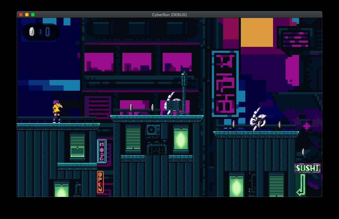 CyberRun DEMO screenshot 2